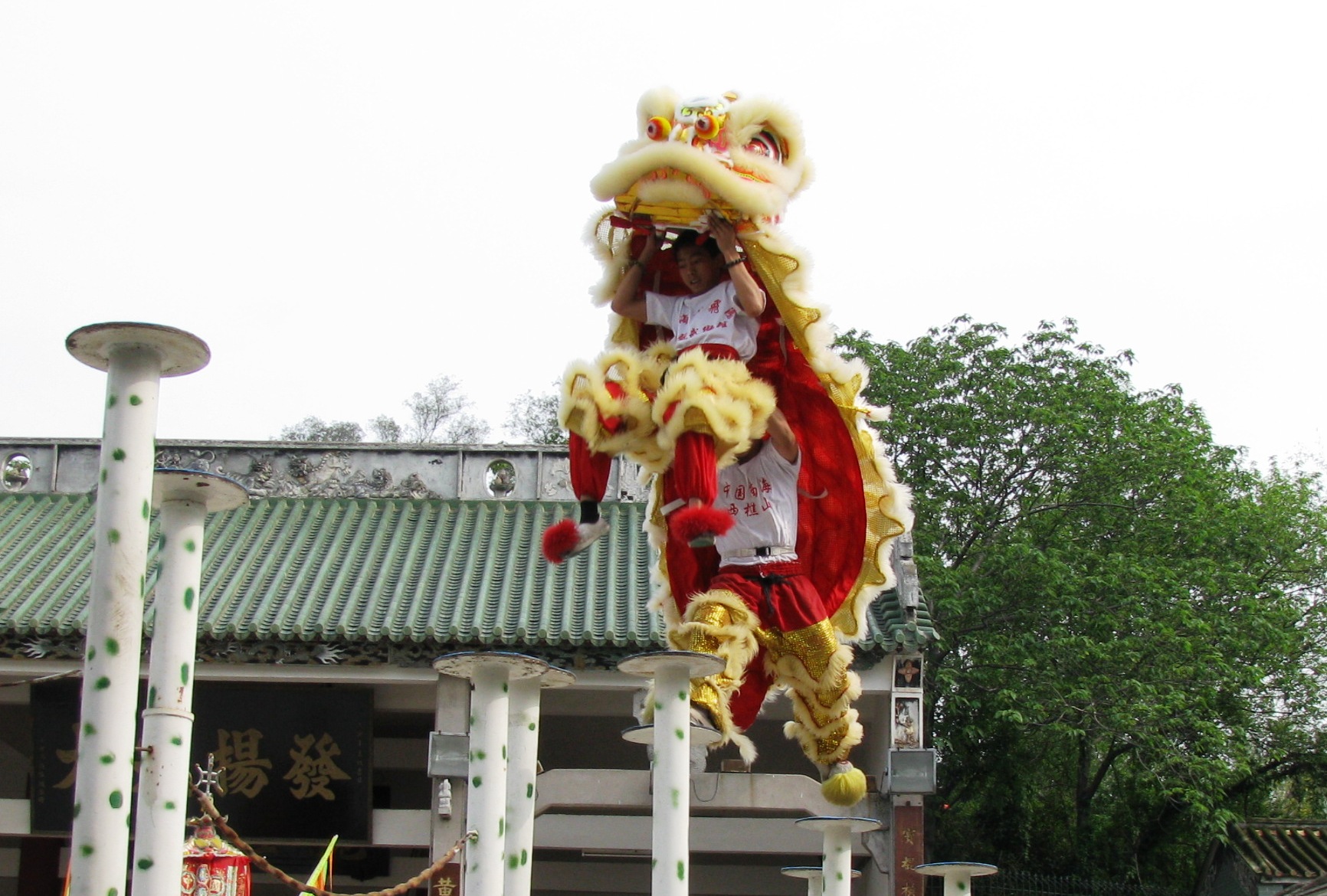 Danza del león en Foshan