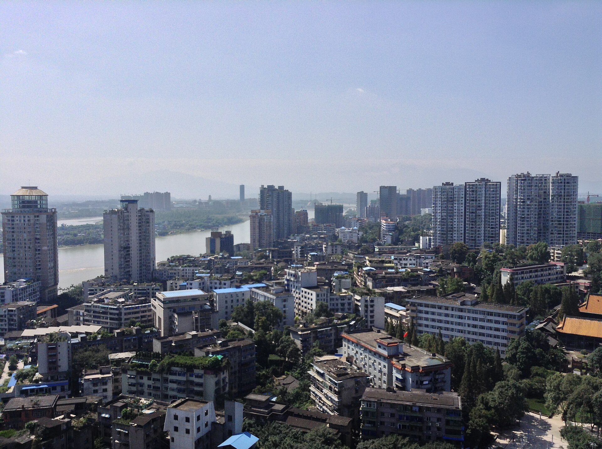 Otra vista del recorrido en Chengdu