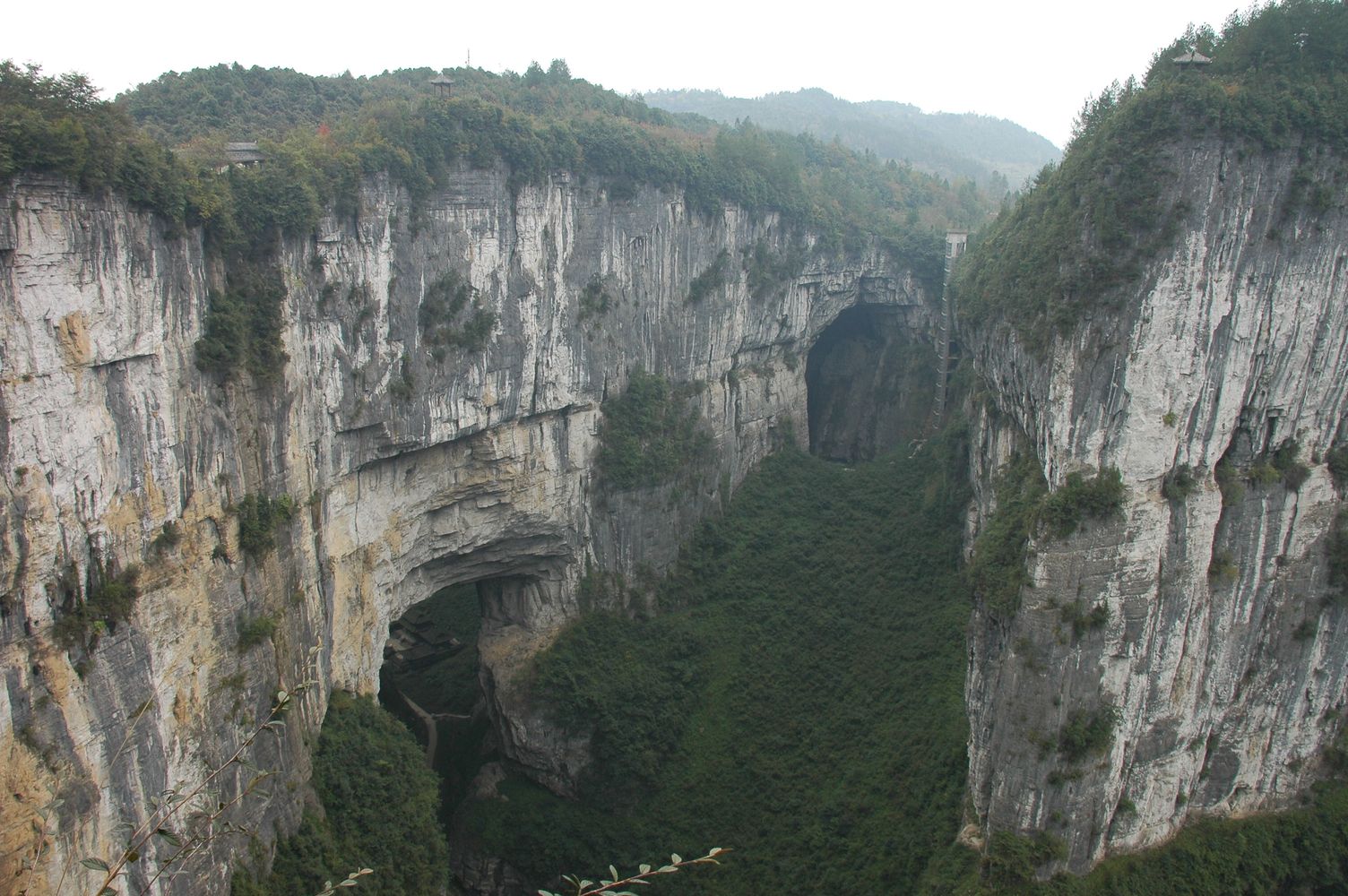 Paisaje del excursión privada al Parque Nacional Wulong