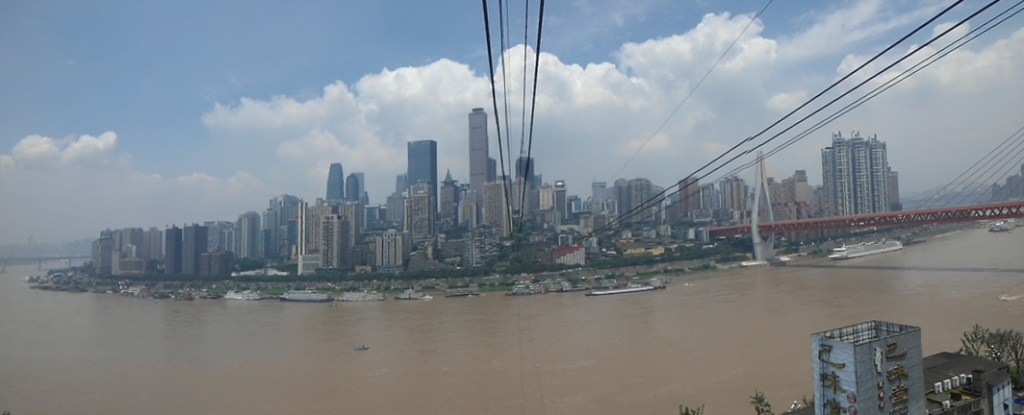 Paisaje de Chongqing, China