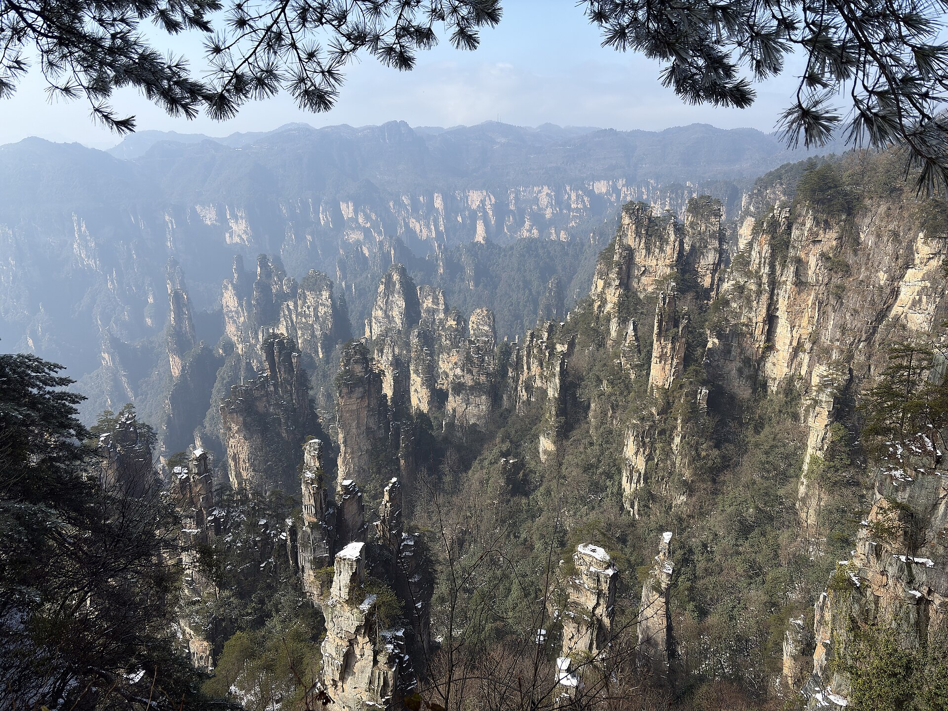 Paisaje de Zhangjiajie, China