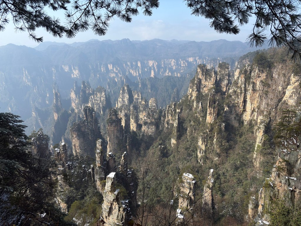 Paisaje de Zhangjiajie, China