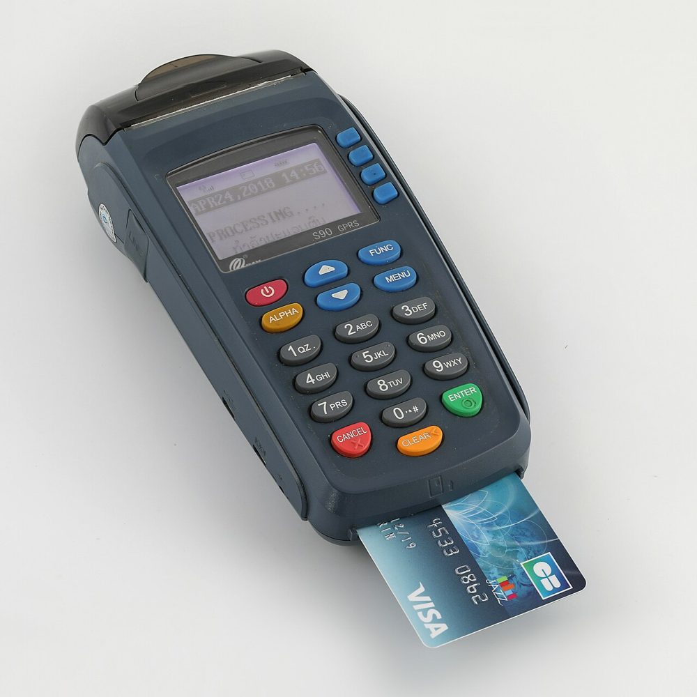 Terminal de pago con tarjeta