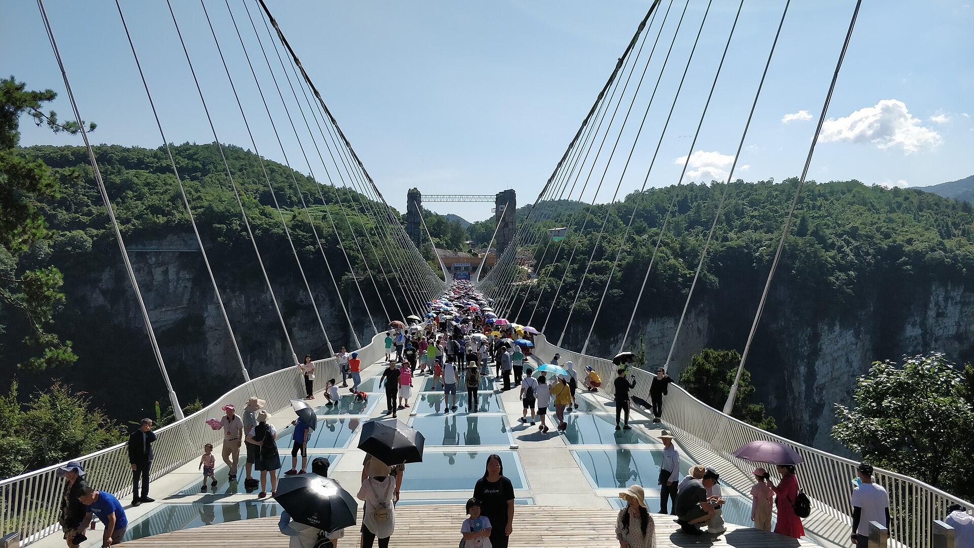El puente de cristal, Zhangjiajie