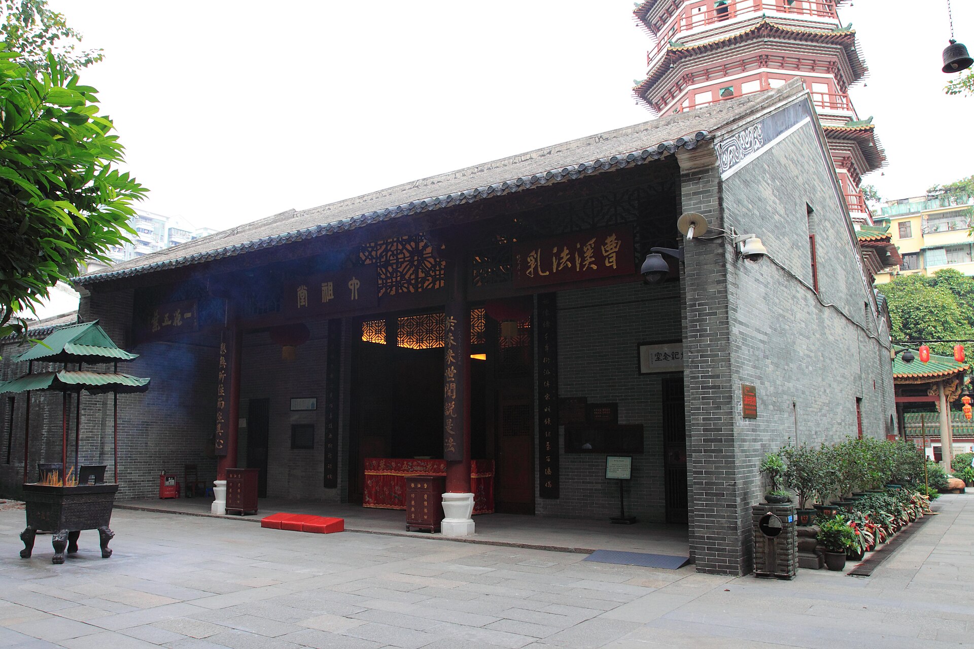 Pagoda del templo de los Seis Banianos, Guangzhou