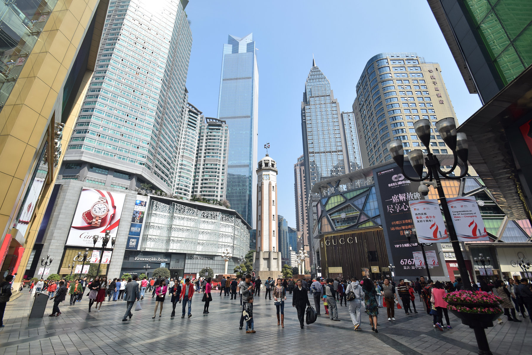 Otra vista del recorrido en Chongqing