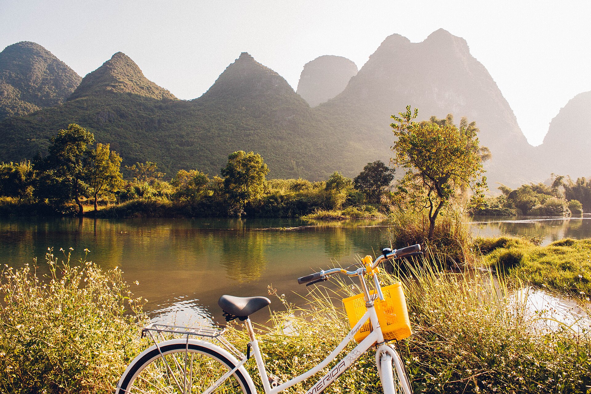 En bicicleta, Guilin